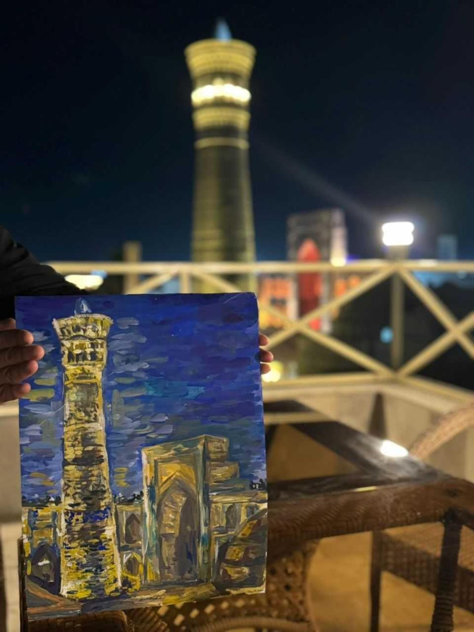Poyi Kalon Teracce Hotel حلال Buchara Buitenkant foto