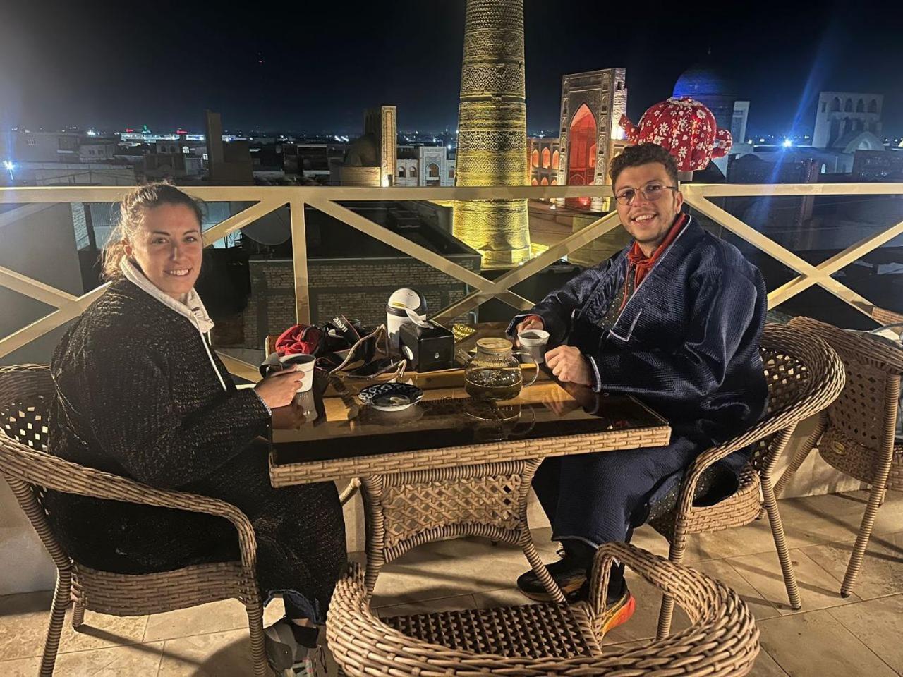 Poyi Kalon Teracce Hotel حلال Buchara Buitenkant foto